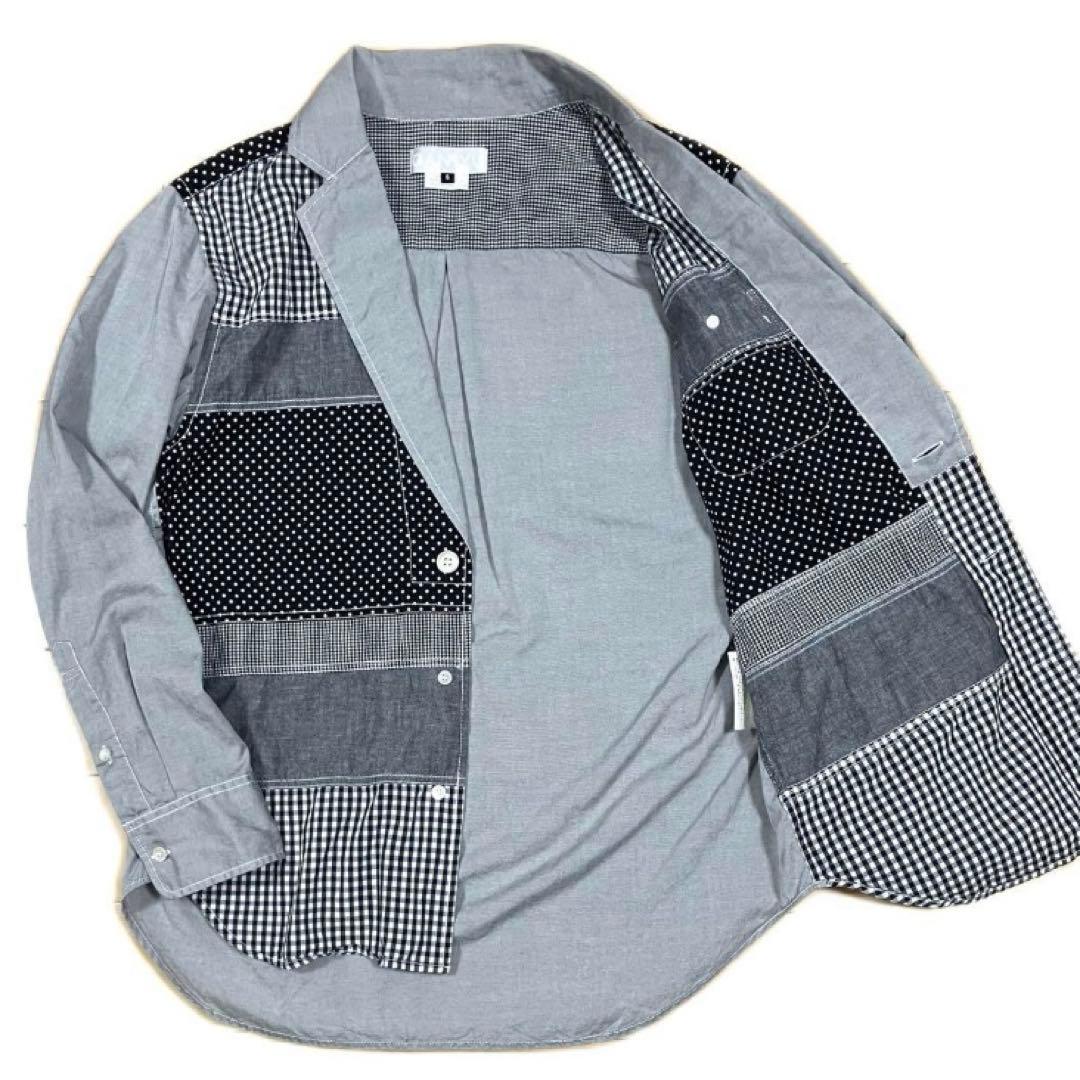 GANRYU コムデギャルソン ガンリュウ 再構築 パッチワークジャケット S