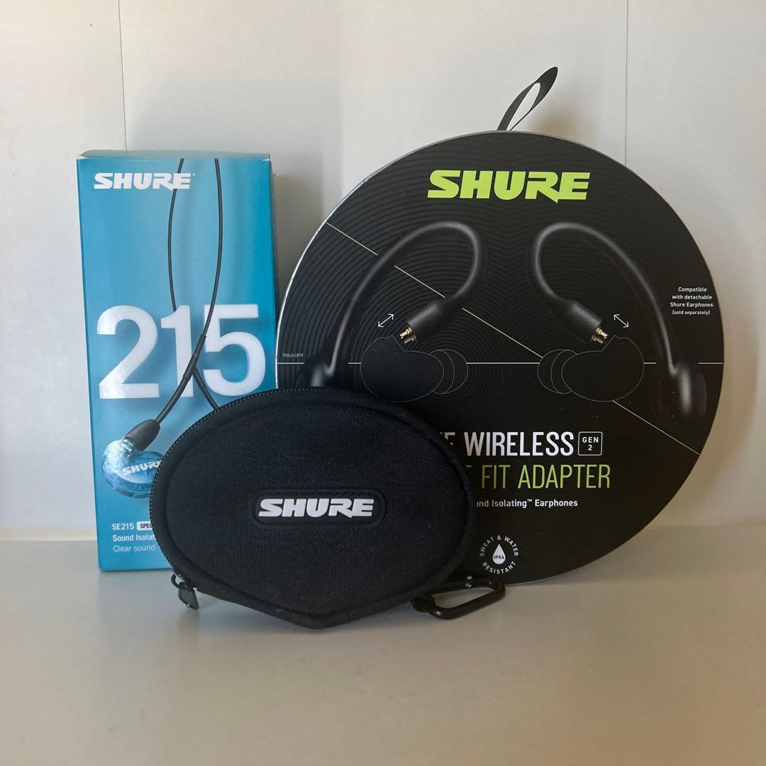 【最終値下げ】SHURE SE215 RMCE-TW2 ブラック ワイヤレス