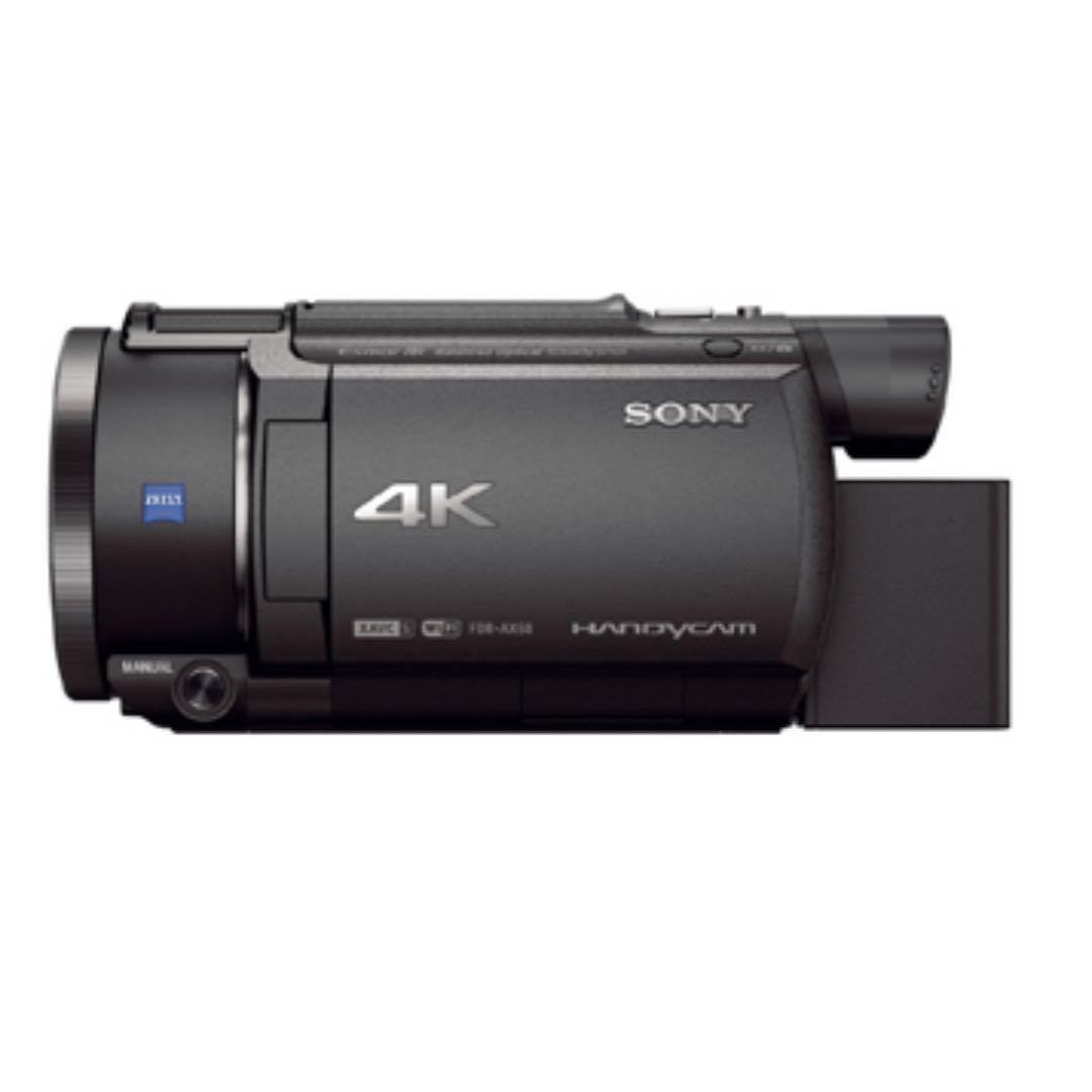 【SONY】 FDR-AX60 4Kビデオカメラと純正オプション等４点セット