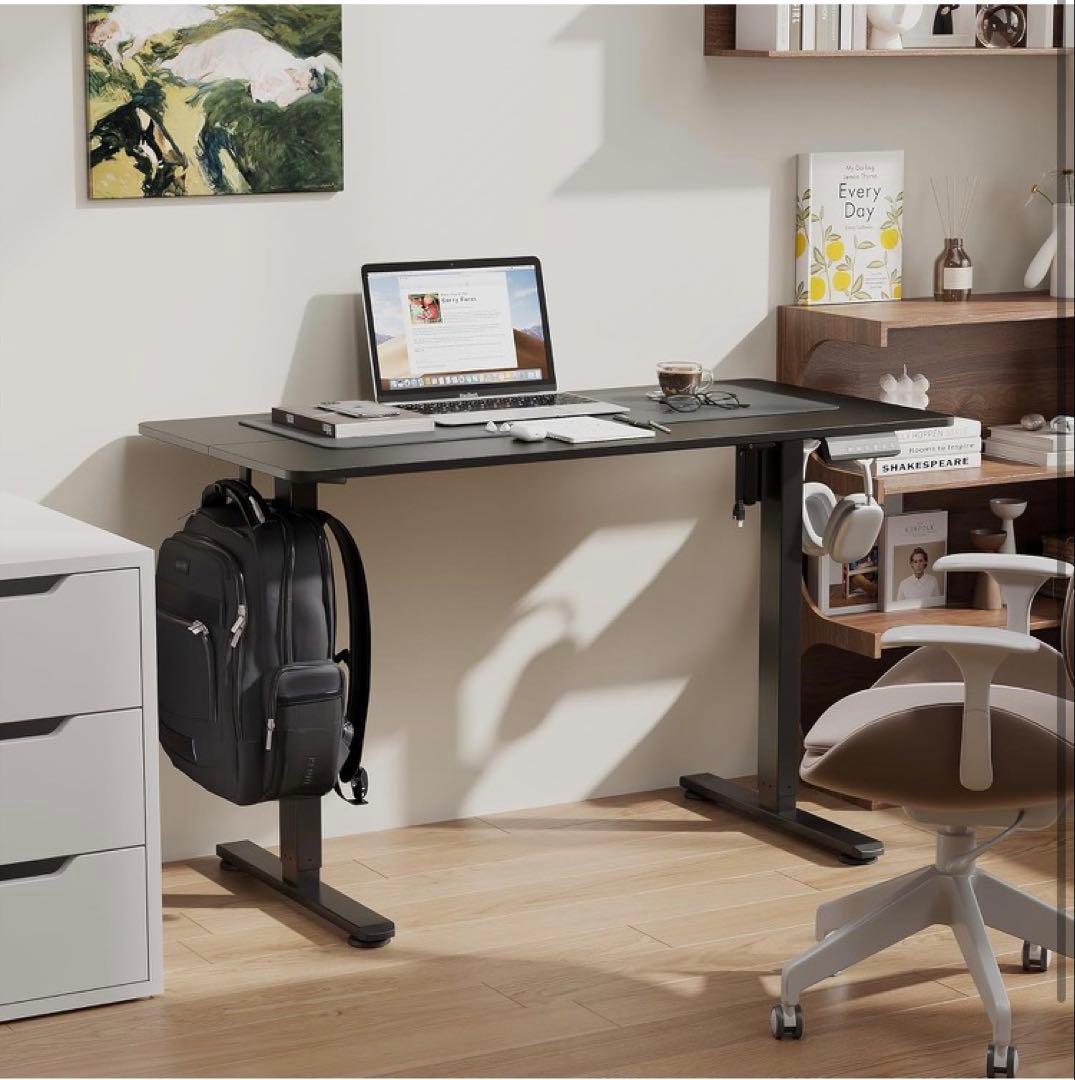 電動 オフィスワークテーブル スタンディングデスク 昇降式デスク 高さメモリー