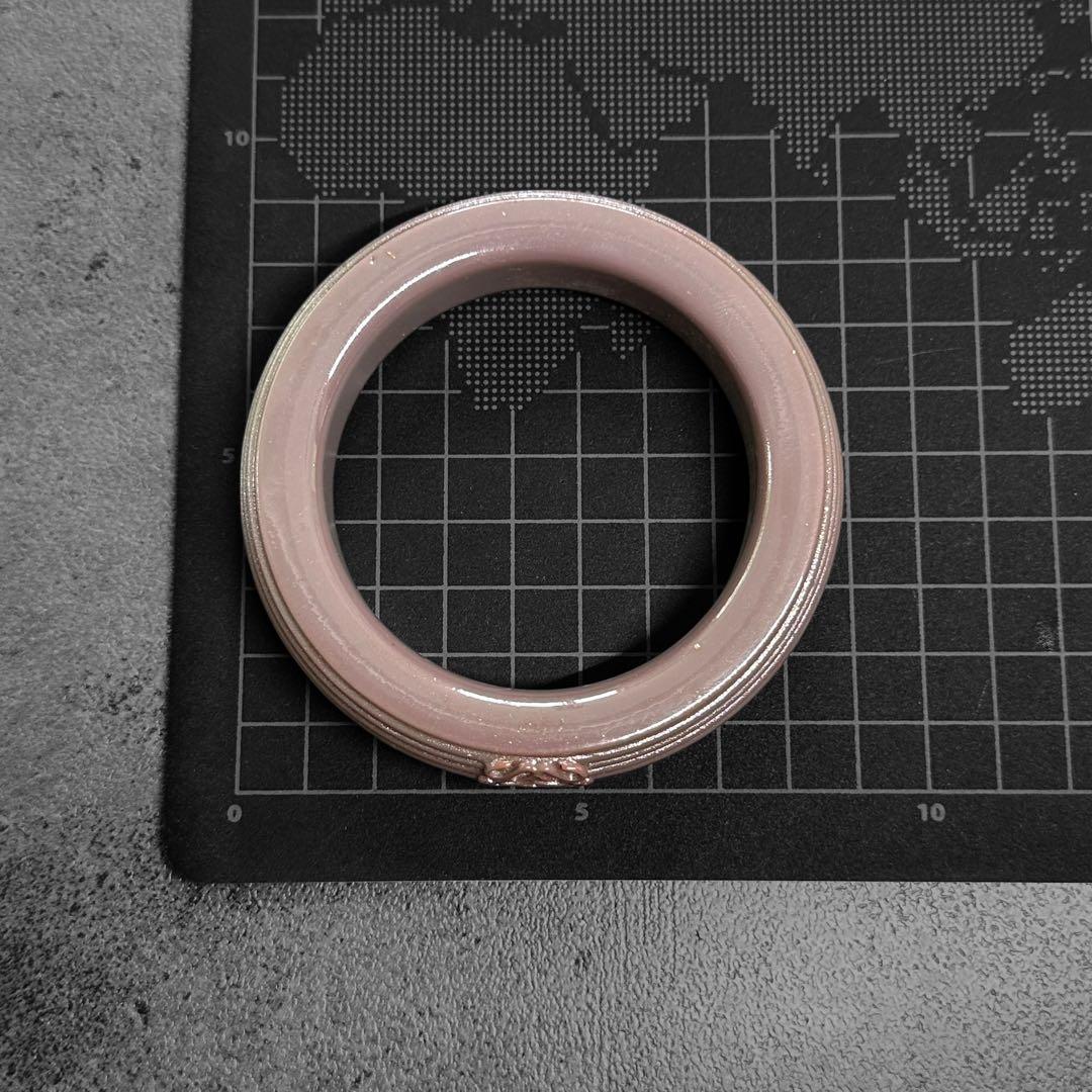 超希少✨LOEWE アナグラム　エンボス　バングル　アースカラー