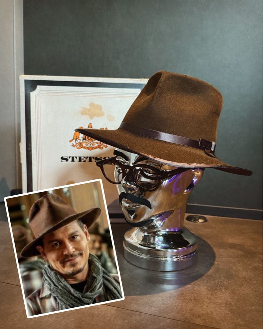 [Vintage] 3XXX ビーバーハットブラウン