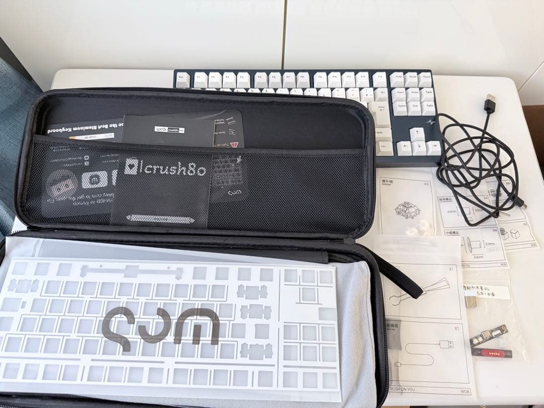 wobkey crush80 reboot pro JIS日本語 ネイビー／英語
