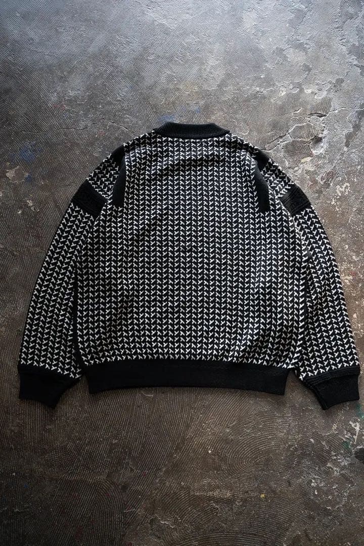 YASHIKI【24AW】 Shinsetsu Knit（BLACK)