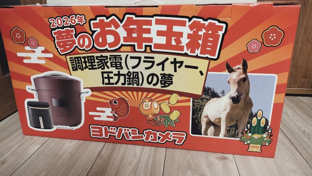 値下げしました ヨドバシ 調理家電(フライヤー、圧力鍋)の夢 夢のお年玉箱 福袋