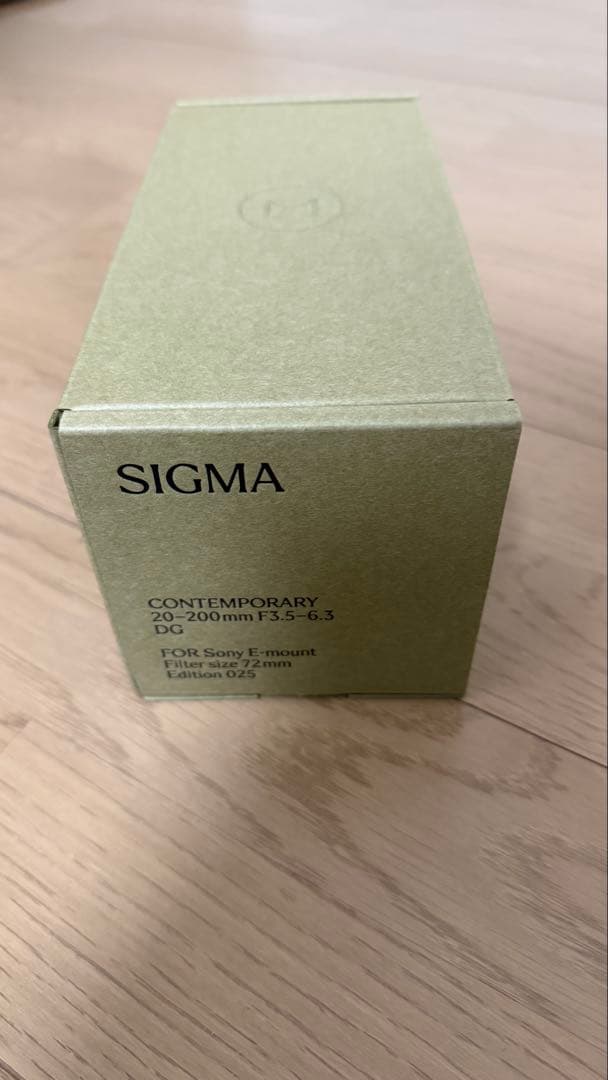 【新品未使用】SIGMA 20-200mm F3.5-6.3 DG