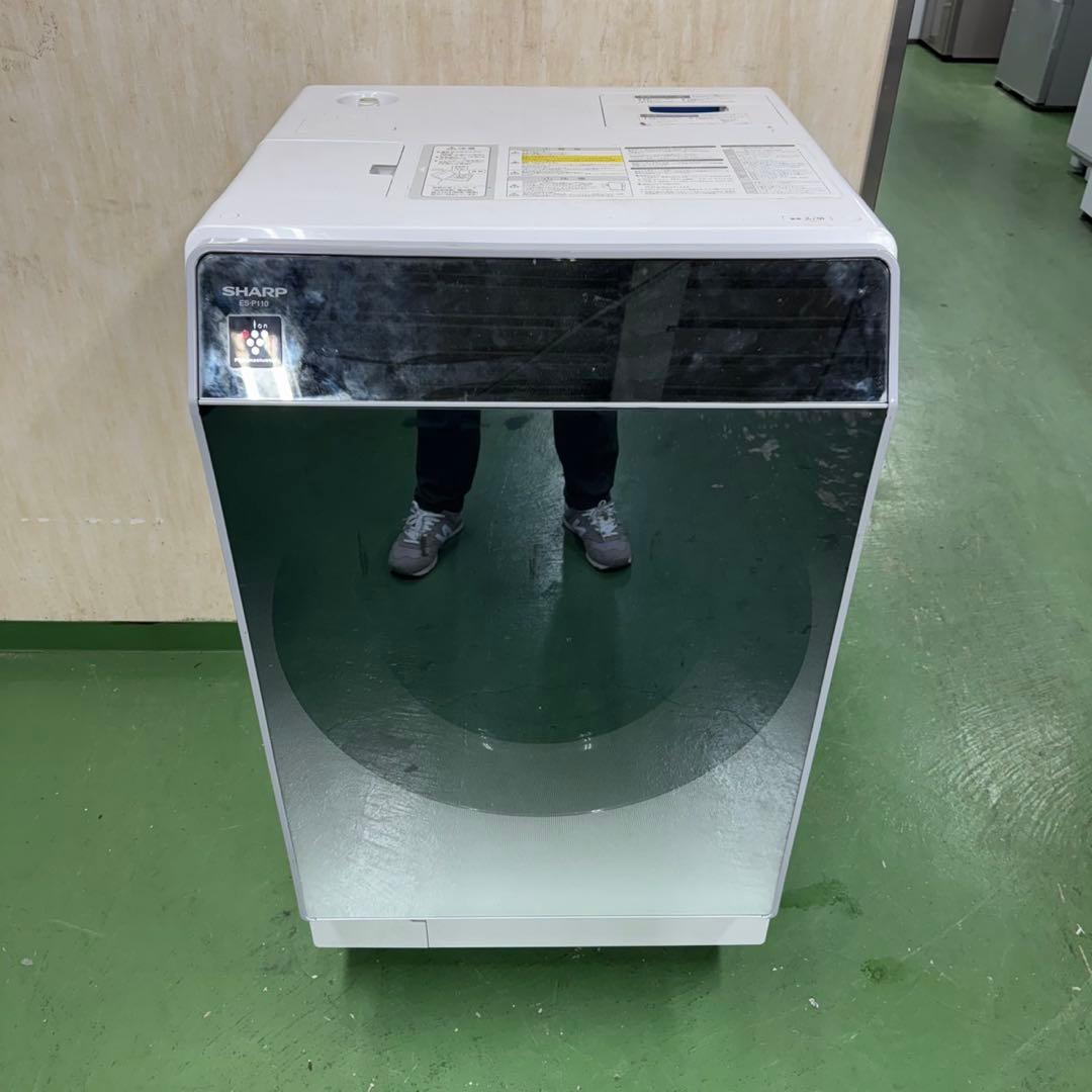 118 SHARP ドラム式洗濯機　乾燥付き　11\6キロ　小型　一人暮らし
