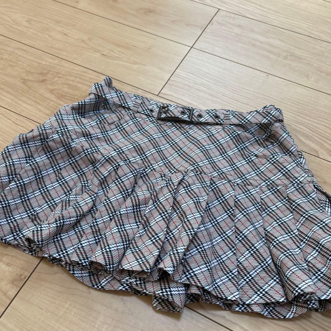 BURBERRYBLUE LABEL ミニスカート風 キュロット　ノバチェック
