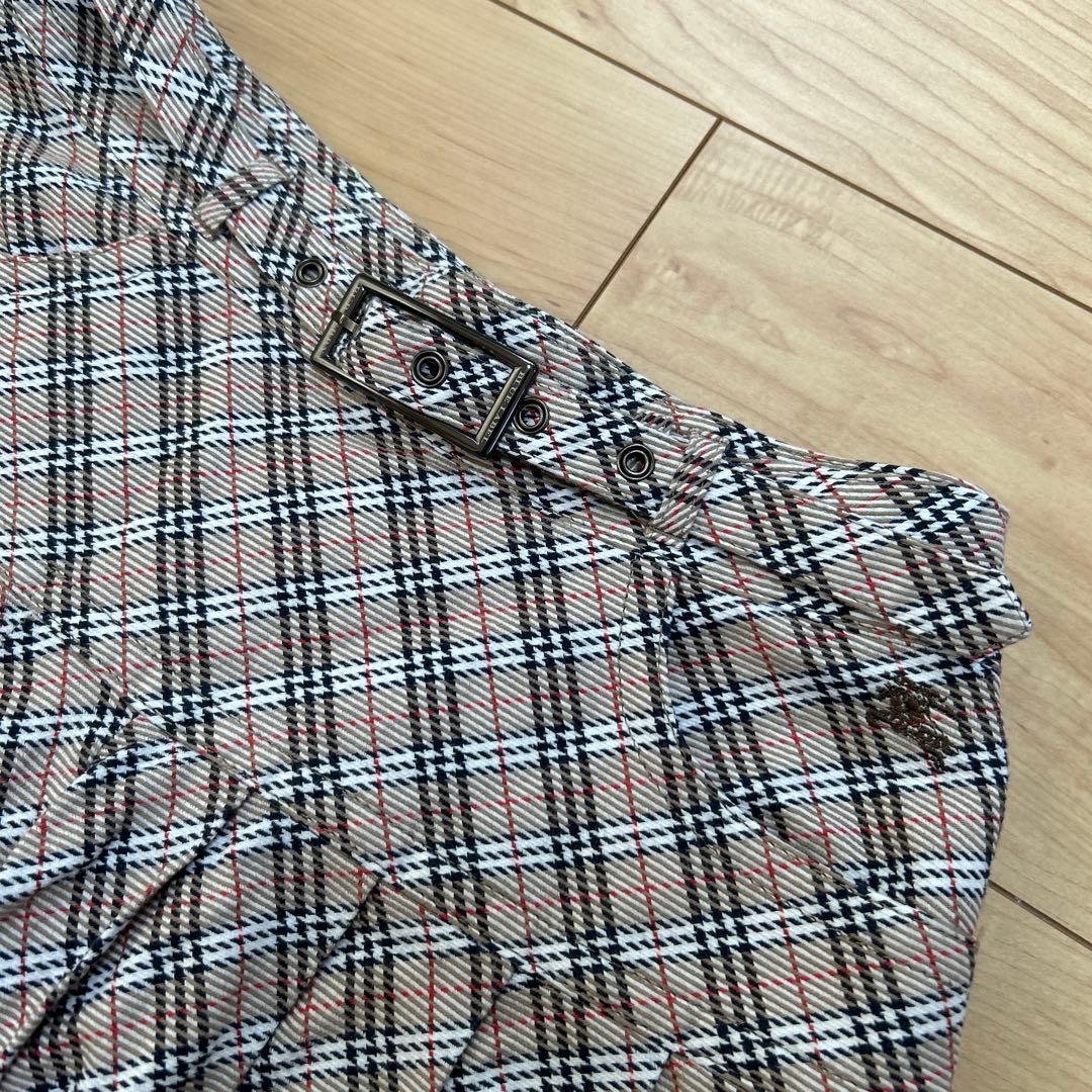 BURBERRYBLUE LABEL ミニスカート風 キュロット　ノバチェック