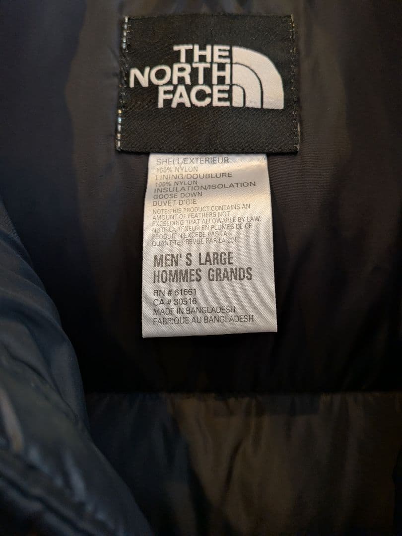 ノースフェイス　ヌプシ　ダウン　黒　L