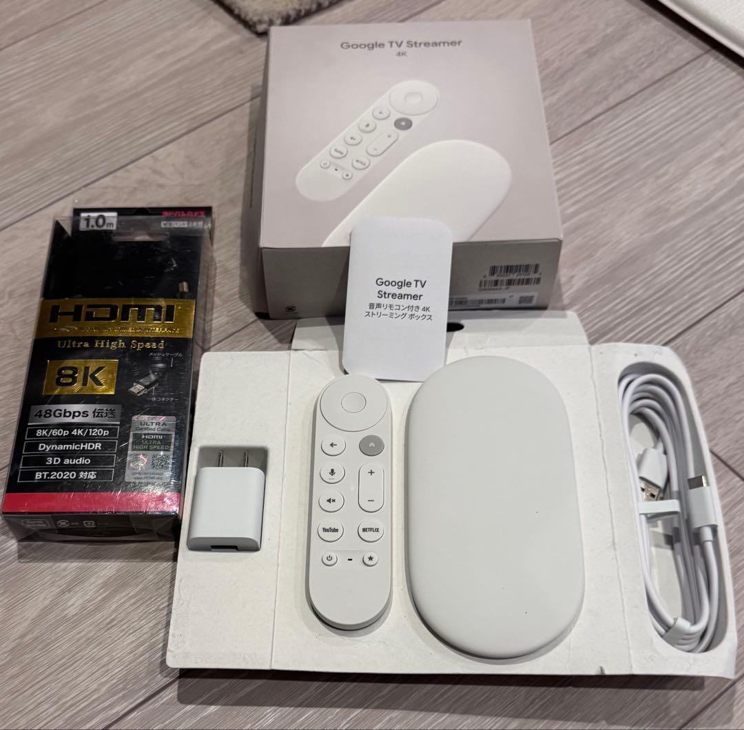 Google TV Streamer 4K 未使用