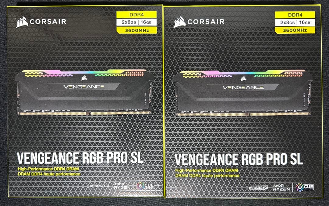 CORSAIR VENGEANCE RGB PRO SL 8GB×4 32GB