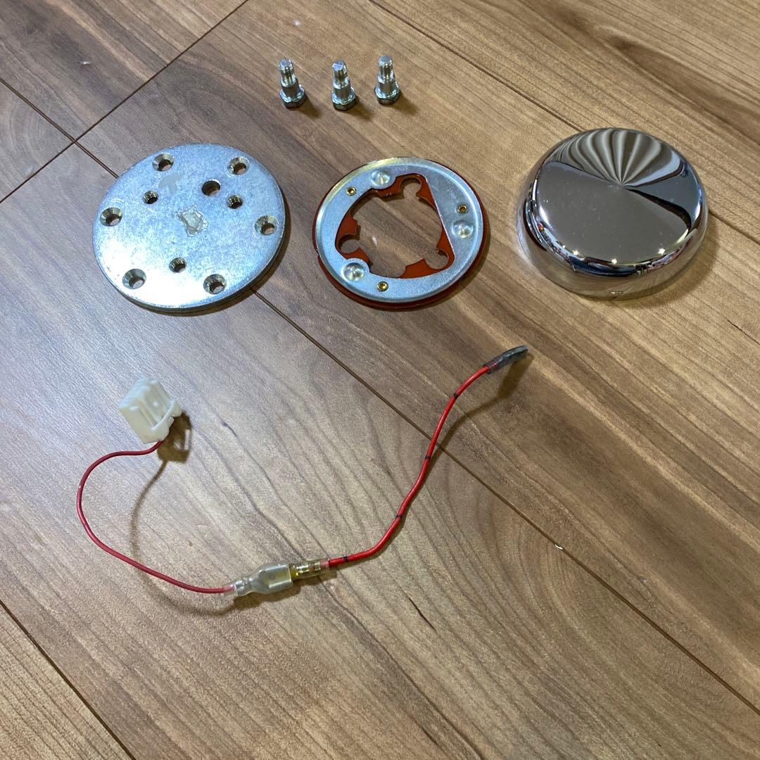 ムーンアイズ　メタルフレーク　レッド　ステアリング ユニバーサルボスキット