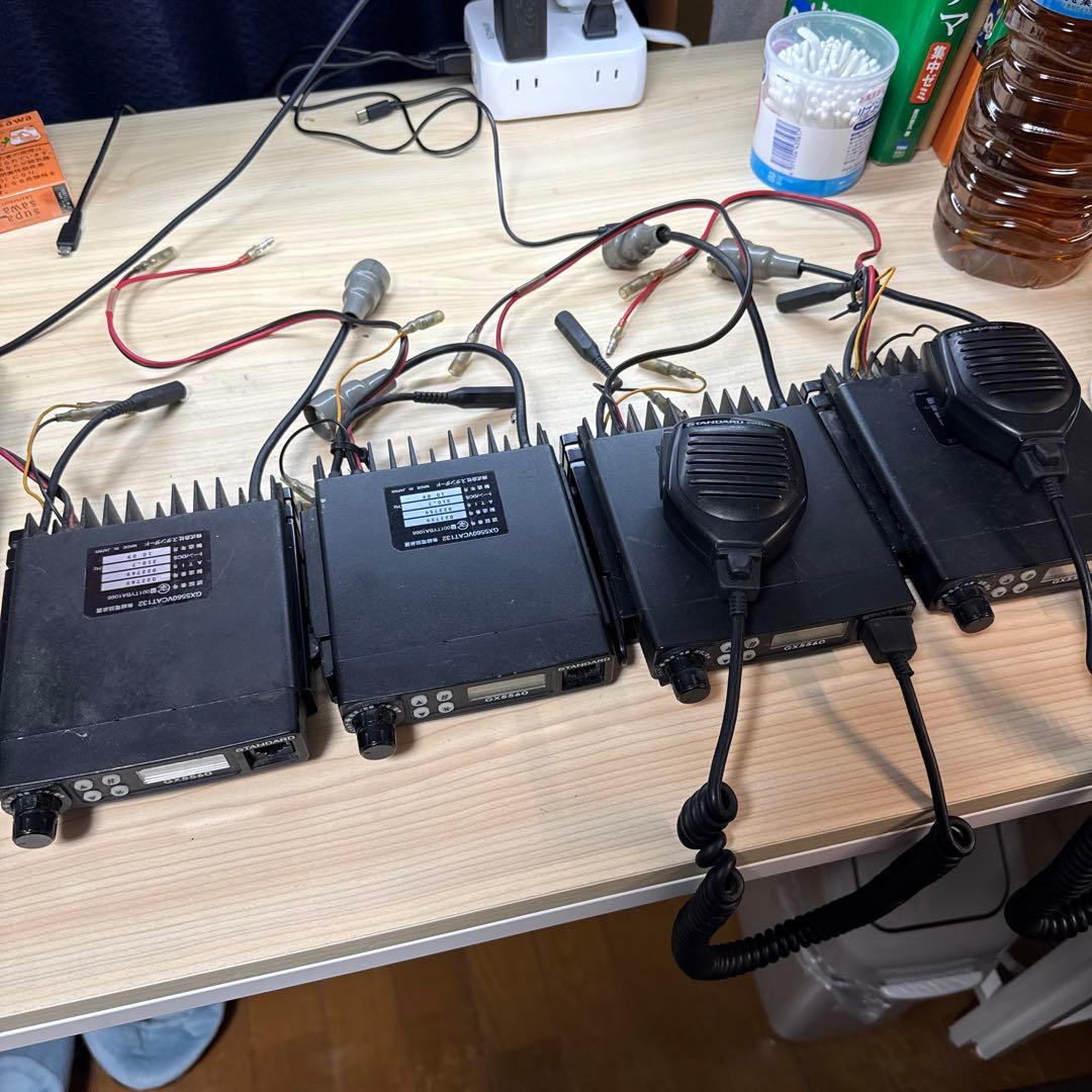 STANDARD GX5560VCAT132 VHF簡易無線機4台セット