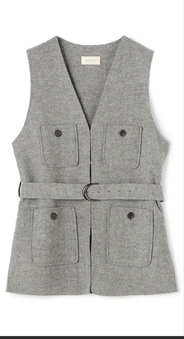 今期　新品未使用　トゥモローランド　DES PRES ベスト　ジレ　ウール