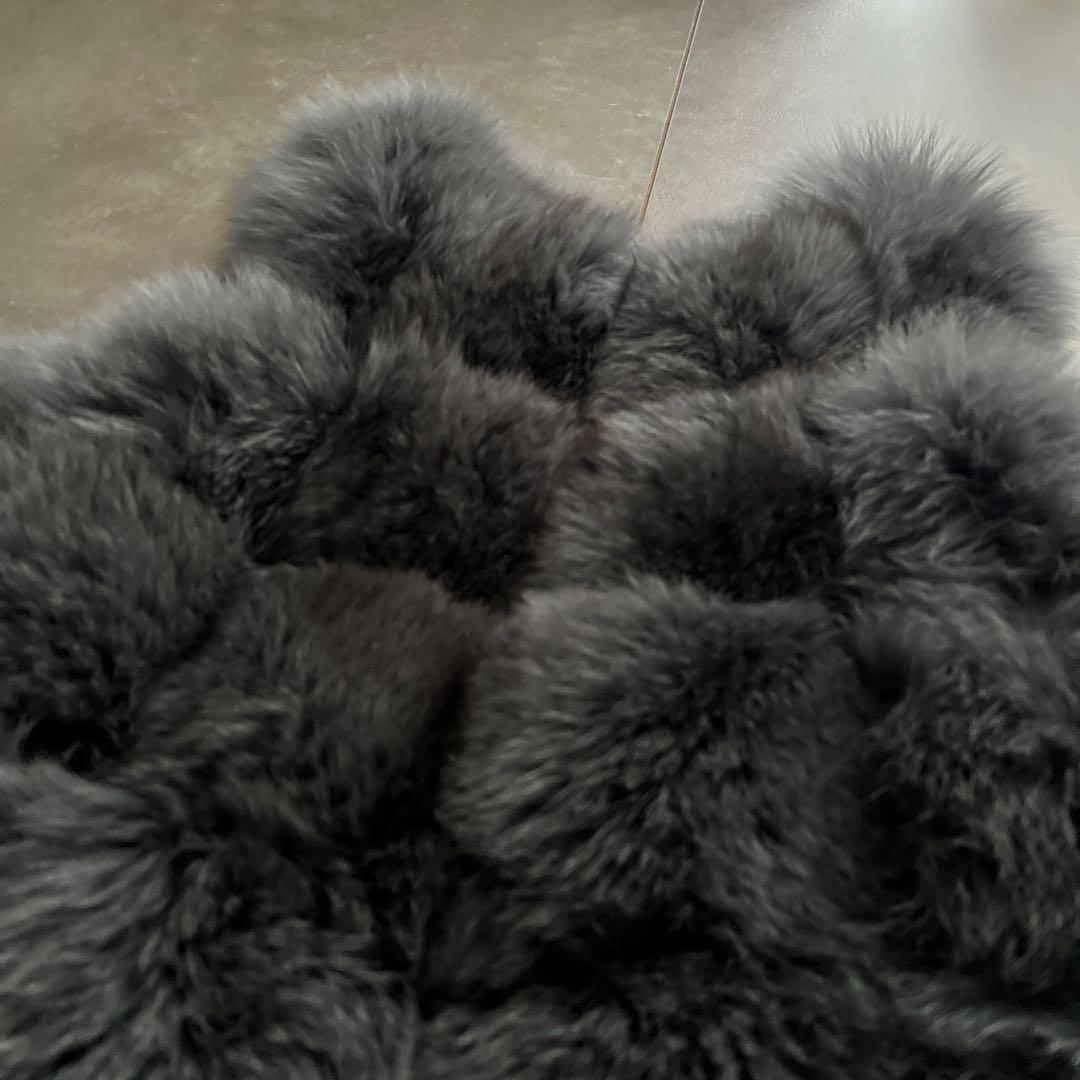 最高級✨美品✨SAGA FURS ファーベスト　グレー系　ブルーフォックス