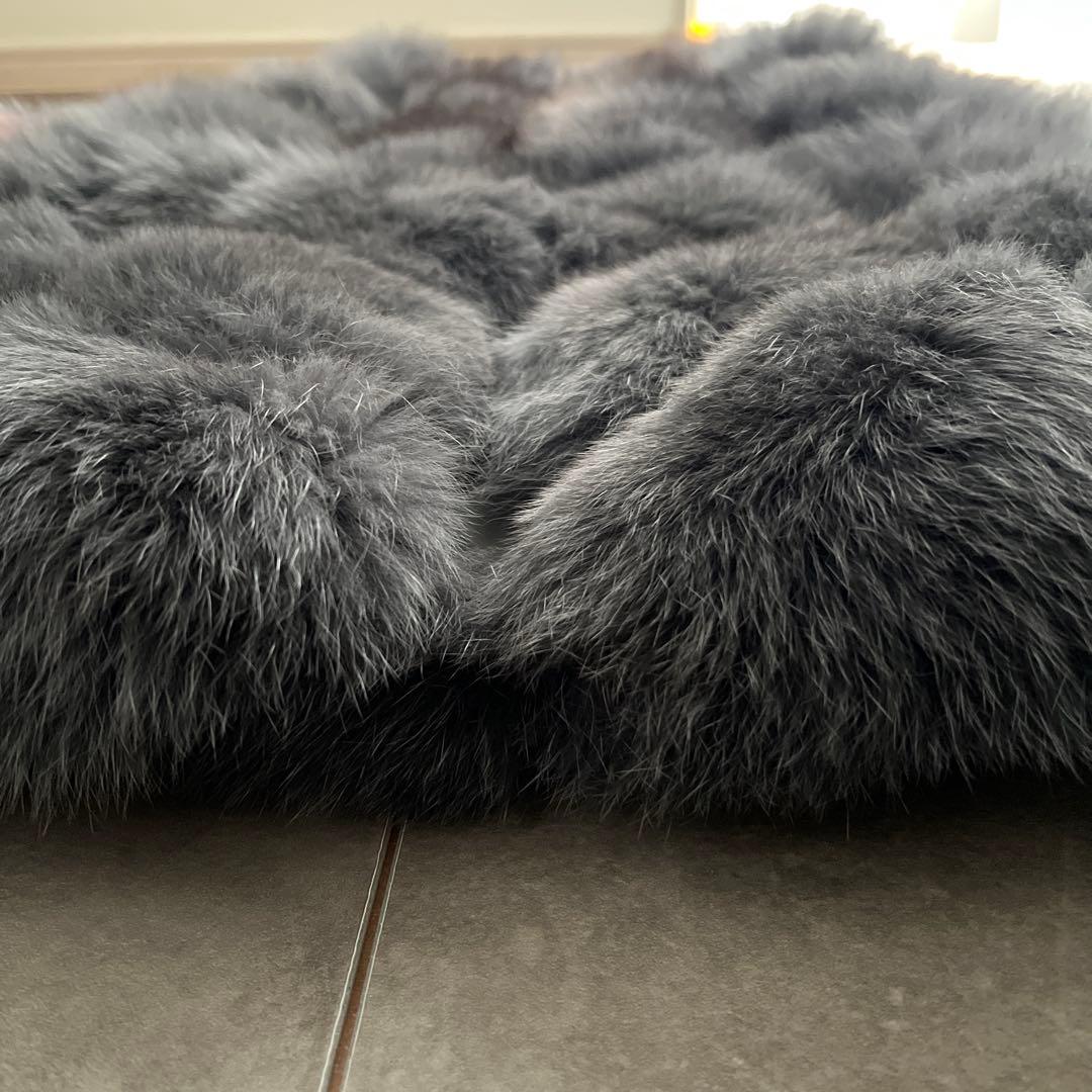 最高級✨美品✨SAGA FURS ファーベスト　グレー系　ブルーフォックス