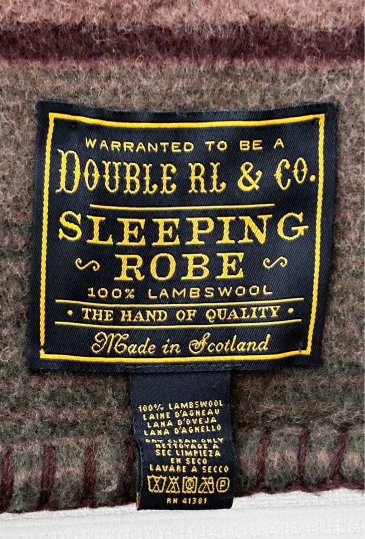 RRL でラムウール スリーピングローブ /ブランケットRalphLauren