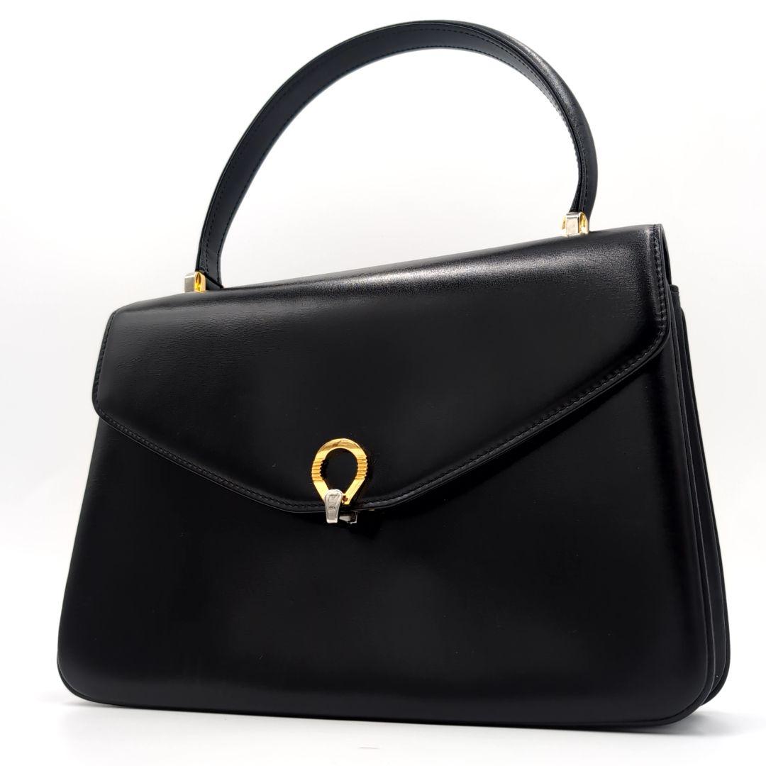 美品✨️ ワコウ 銀座和光 ハンドバッグ ブラックフォーマル 冠婚葬祭 自立