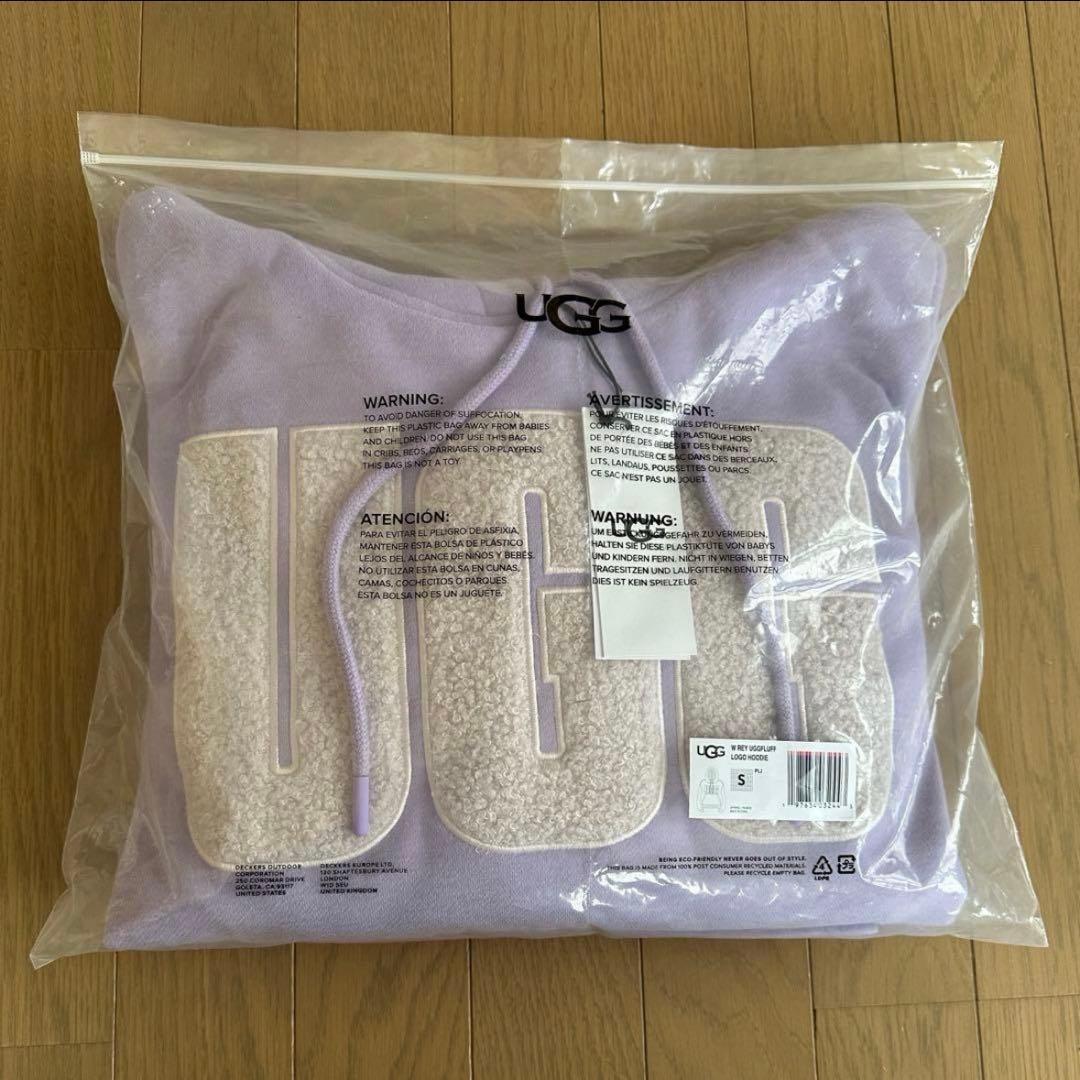 [値下げ]【新品未使用】UGG ロゴパーカー パープル