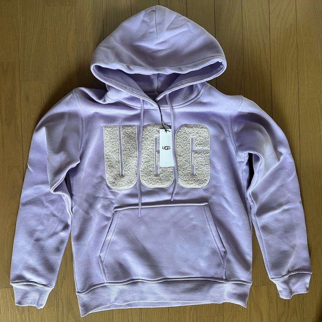 [値下げ]【新品未使用】UGG ロゴパーカー パープル