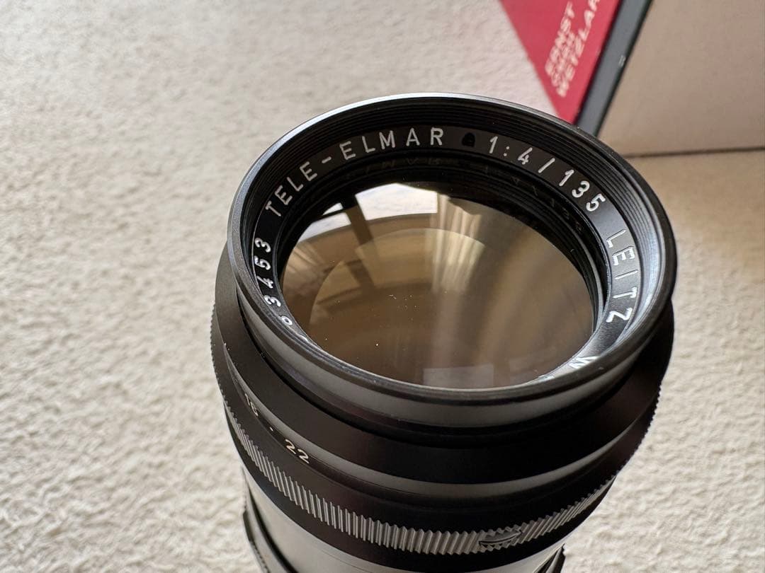 美品 元箱フード付き Leica TELE ELMAR 135mm f4