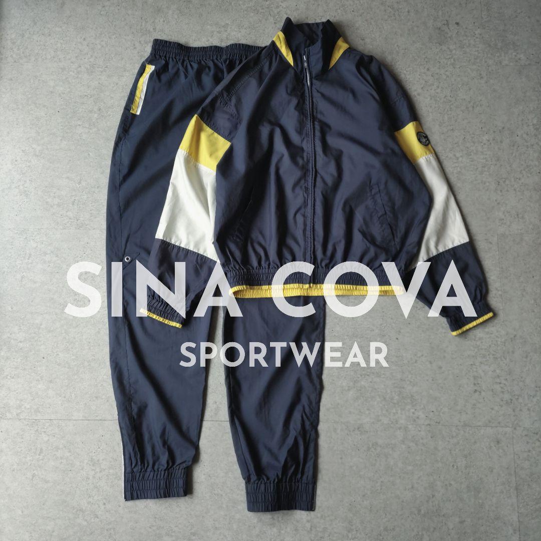 90s SINACOVA シナコバ L セットアップ トラックジャケット パンツ