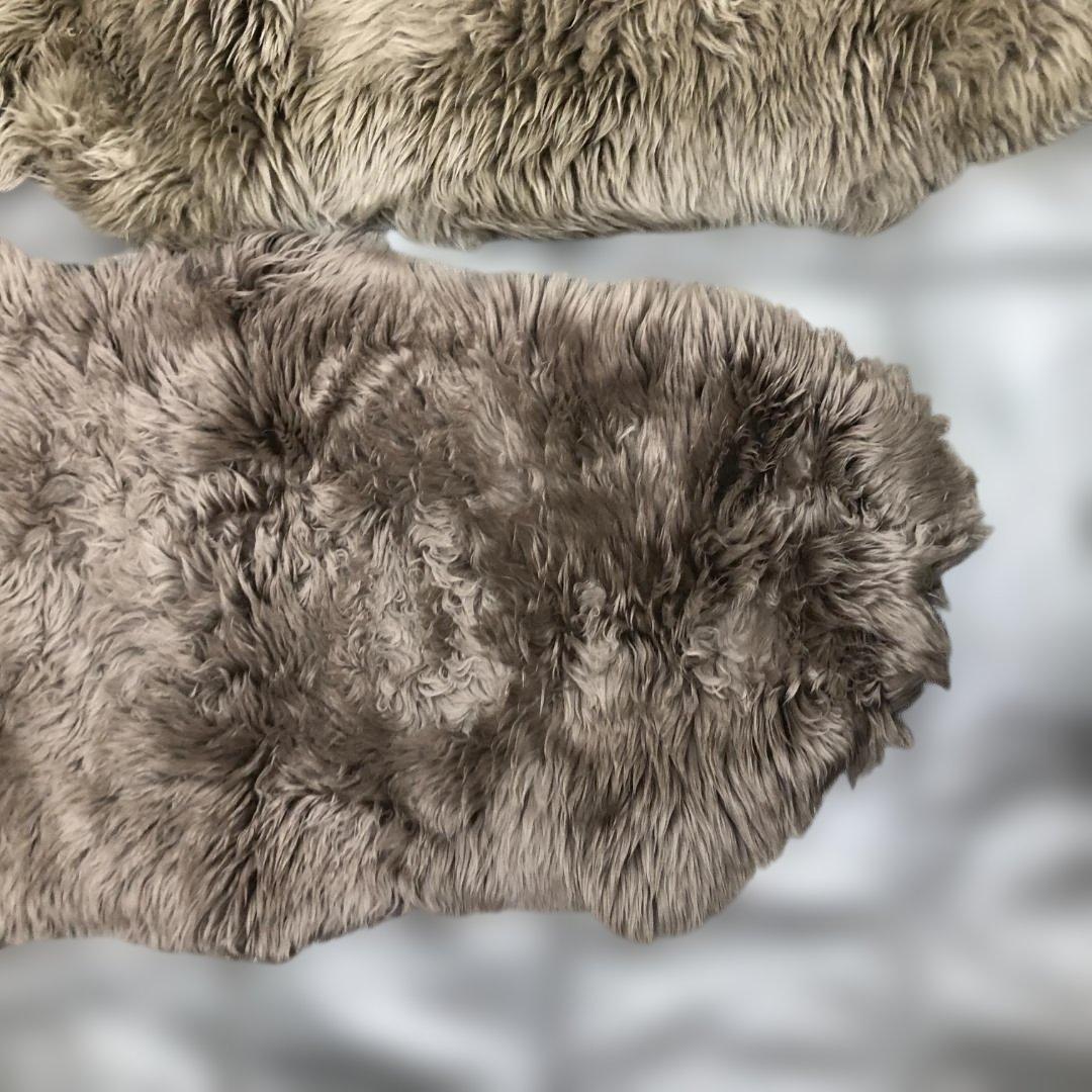 送料無料 天然ムートンラグ 毛皮 敷物 シープスキン 冬用ラグ 251230