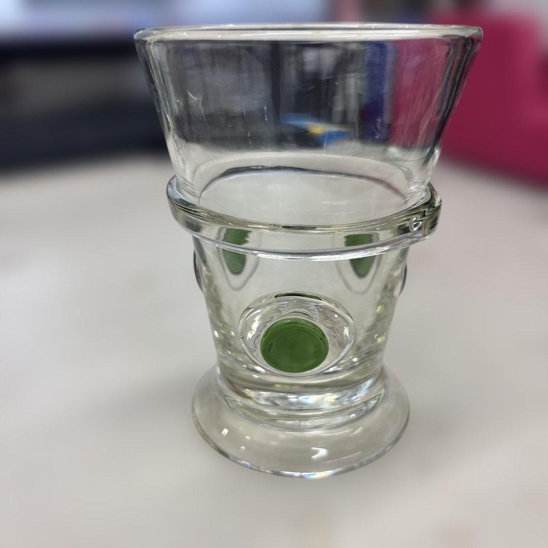 【Y】N10061 舩木倭帆　作　プラントグラス　吹きガラス　Shizu