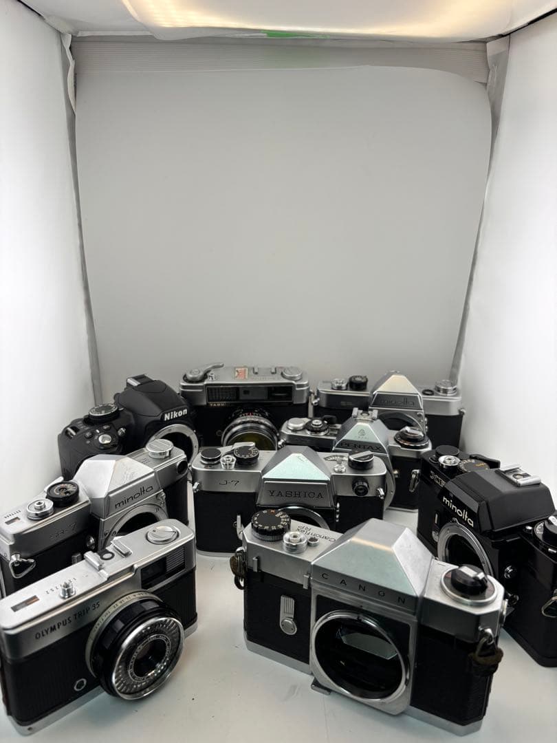 フィルムカメラとデジタル一眼レフセット