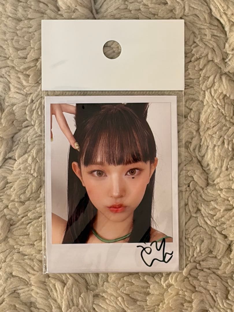 K-POP NewJeans ヘリン タレントカード サイン入り