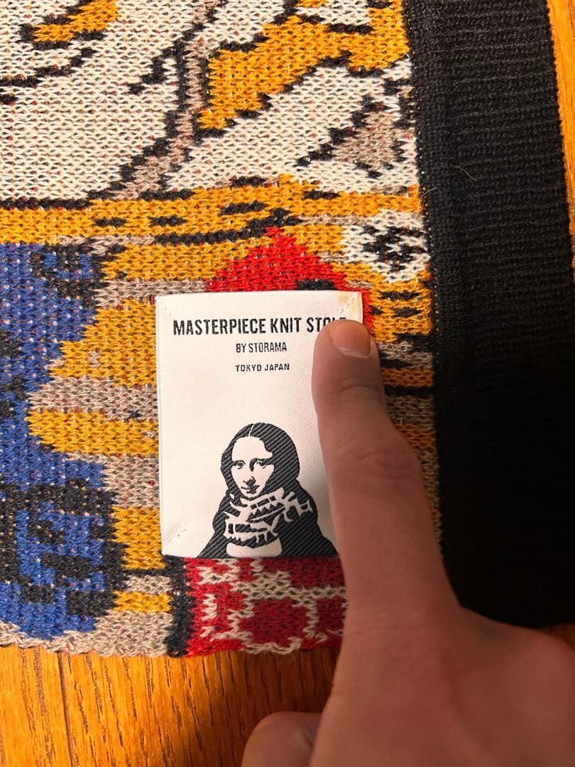 STORMA MASTERPIECE KNIT STOLE がしゃどくろ