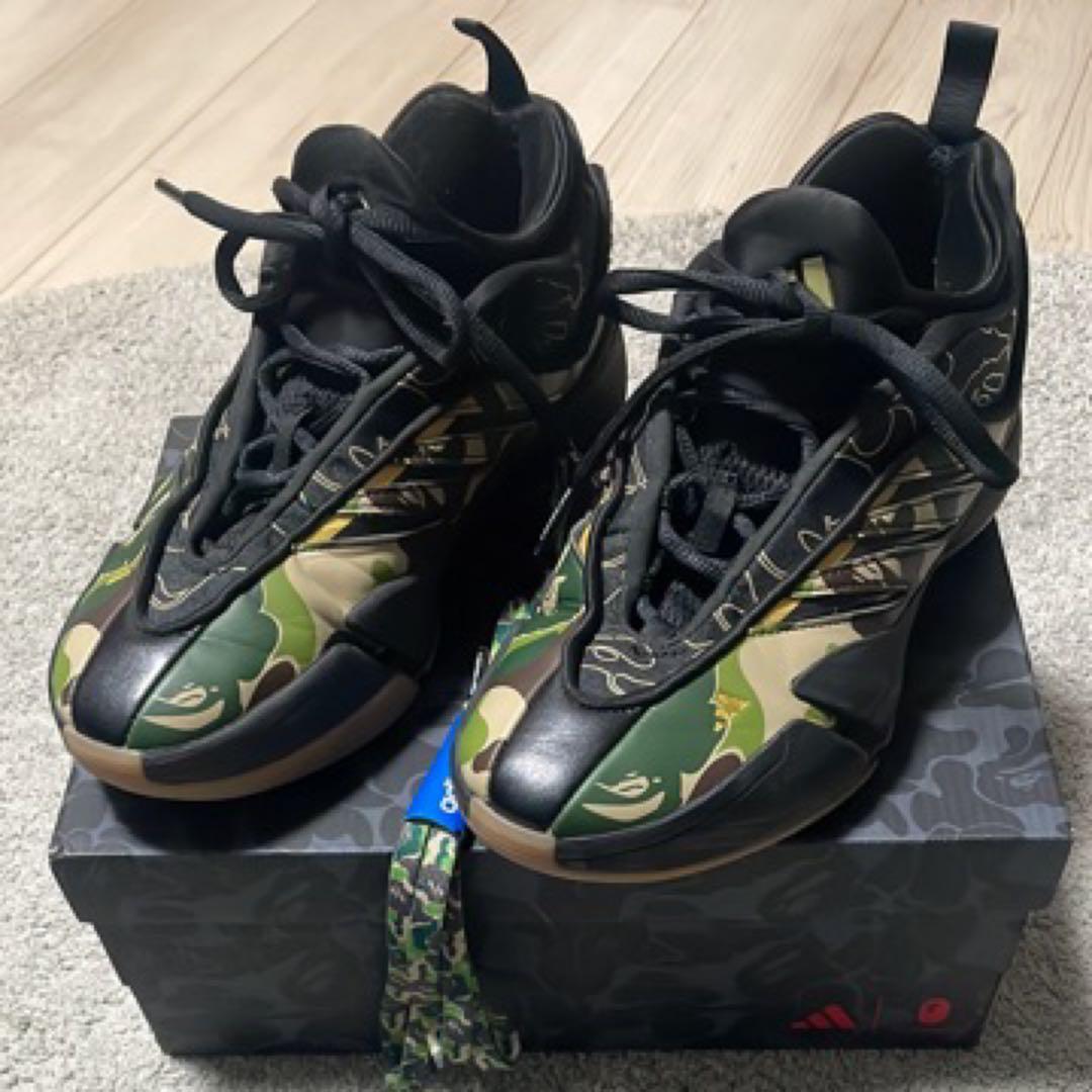 adidas×BAPE DAME9 バスケットボールシューズ