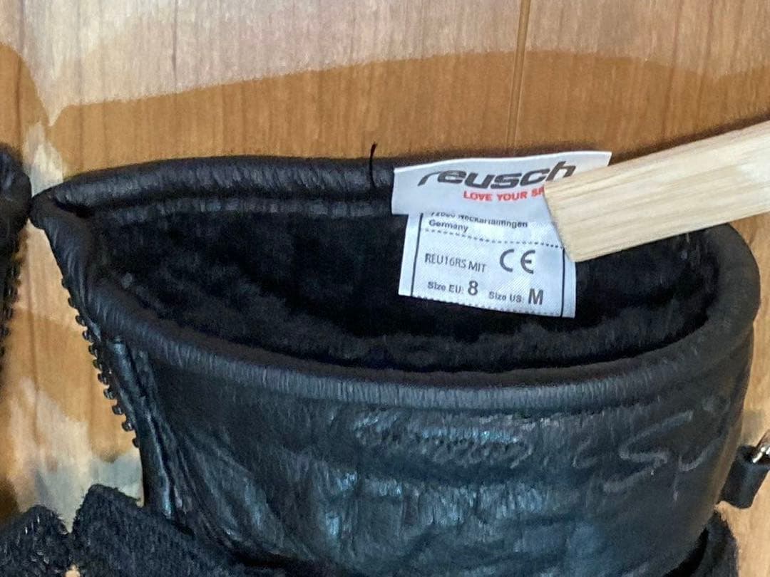 ロイシュ　スキーグローブ　レーシングスピリット ミトン　サイズ８　ブラック