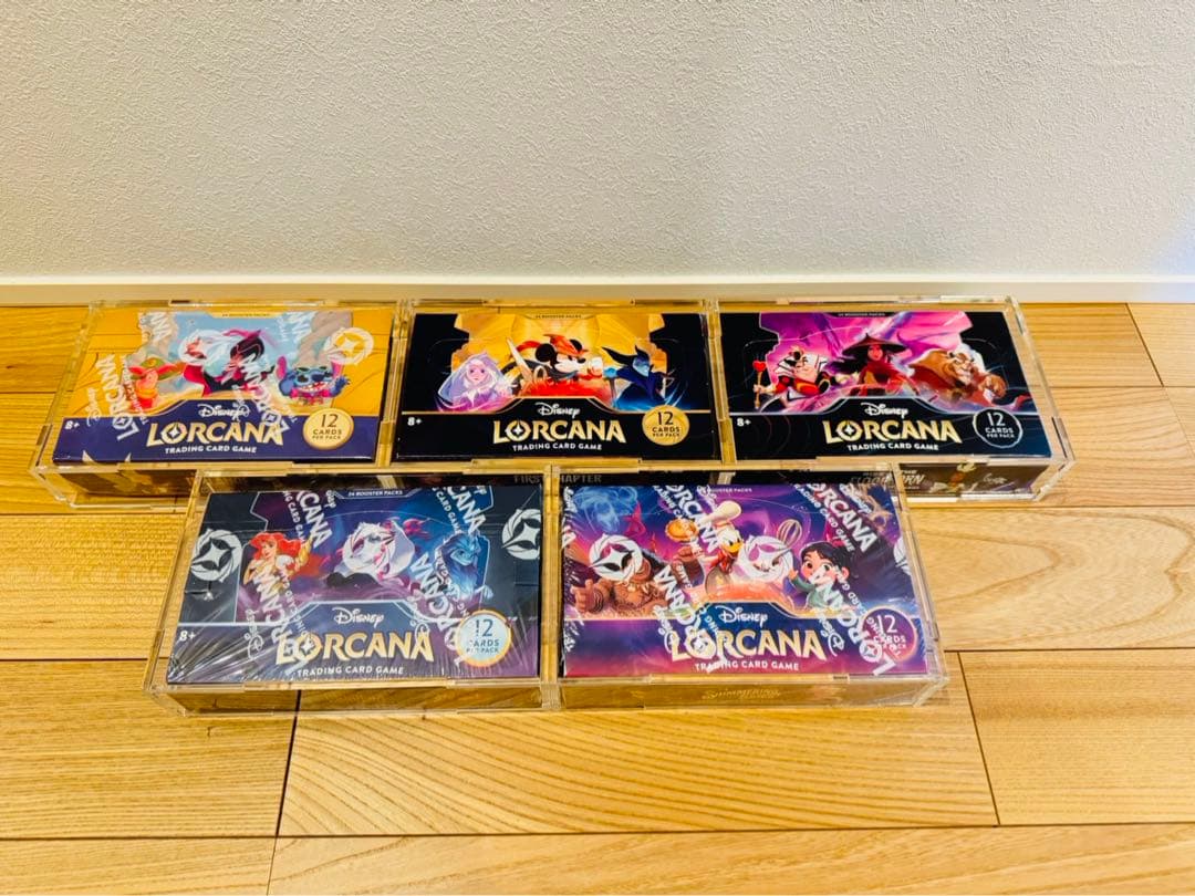 Disney Lorcana トレーディングカードゲーム　box 1〜5弾　英語