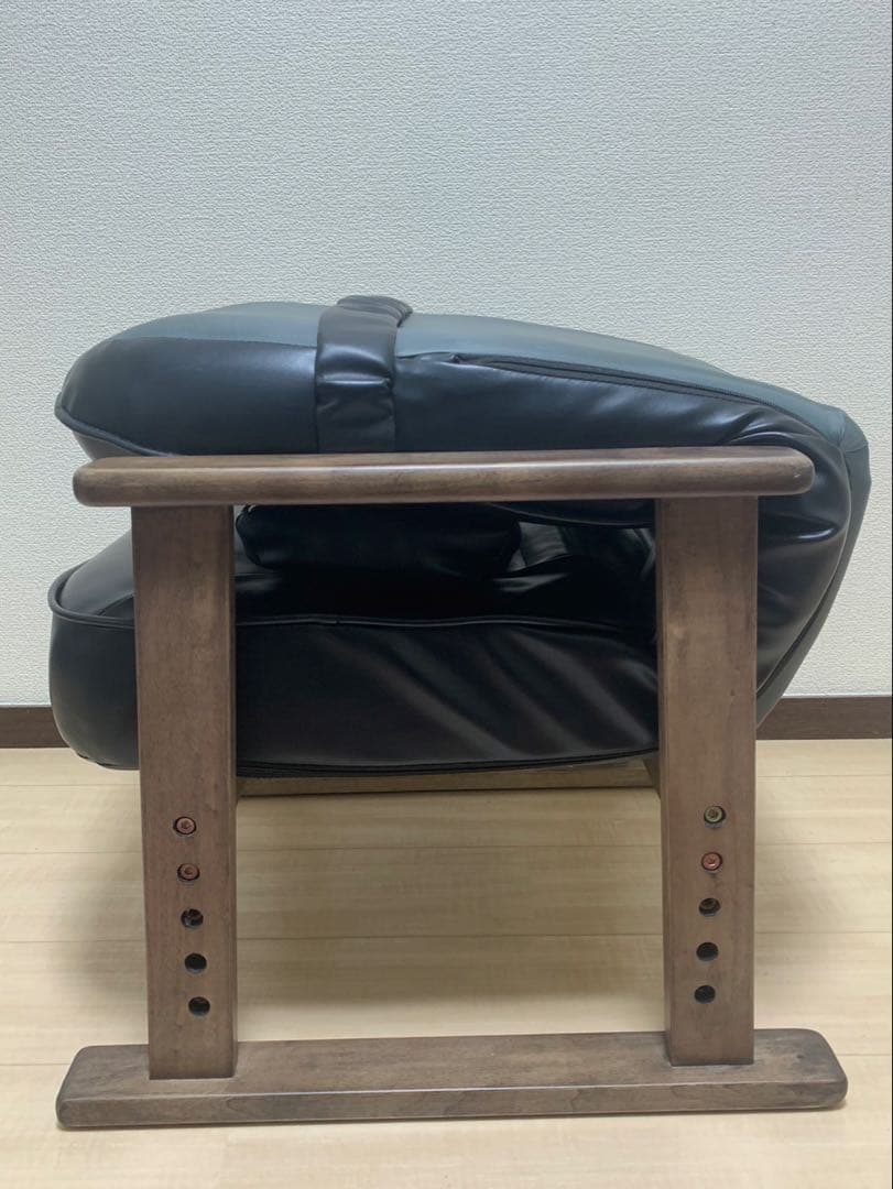 高座椅子　リクライニングチェア ヘッドレスト付き