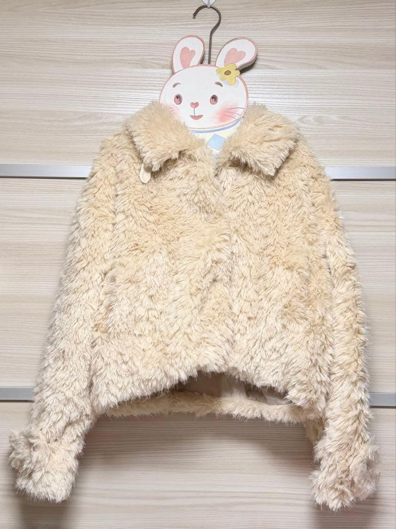 即日発送 入手困難 新品 Kastane カールミドルファーコート アイボリー