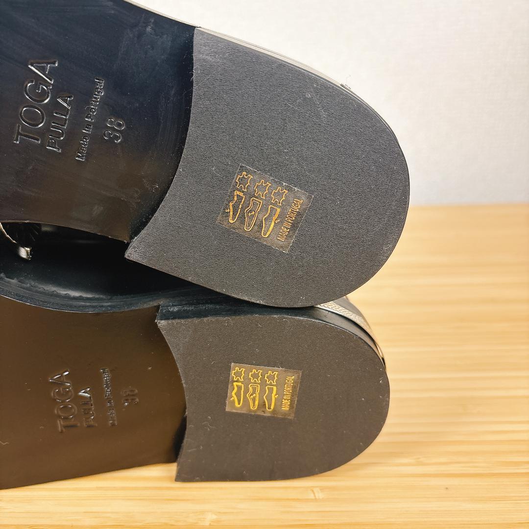 【未使用品】TOGA PULLA トーガ プルラ メタル ローファー 38