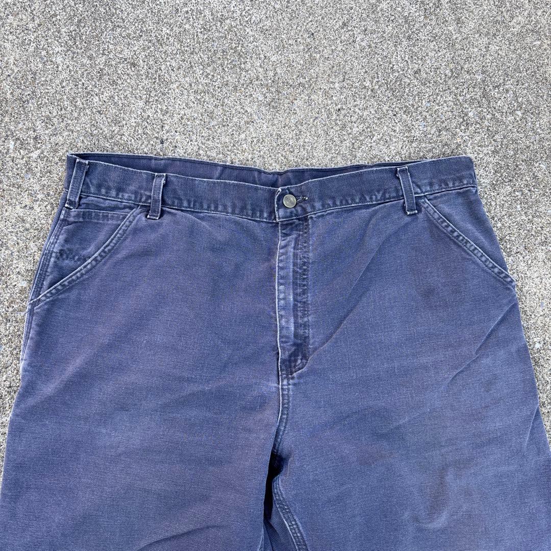 90~00s Carhartt ペインターパンツ ダック地 黒 茄子紺 グレー