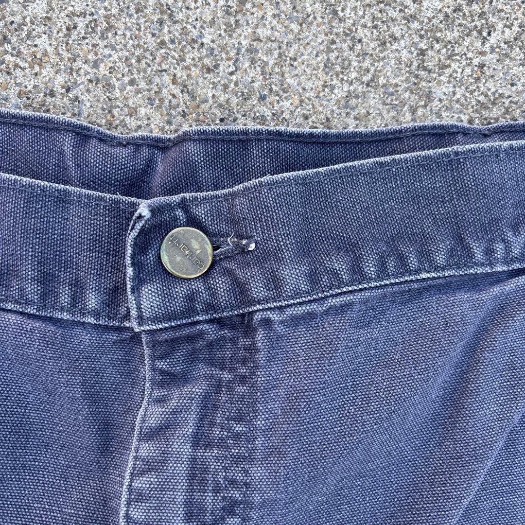 90~00s Carhartt ペインターパンツ ダック地 黒 茄子紺 グレー