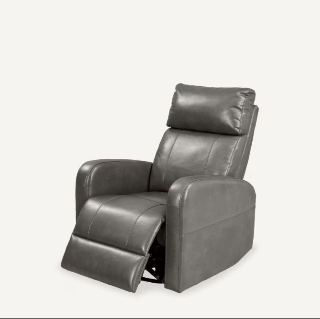 電動リクライニングソファ　グレー　送料込み