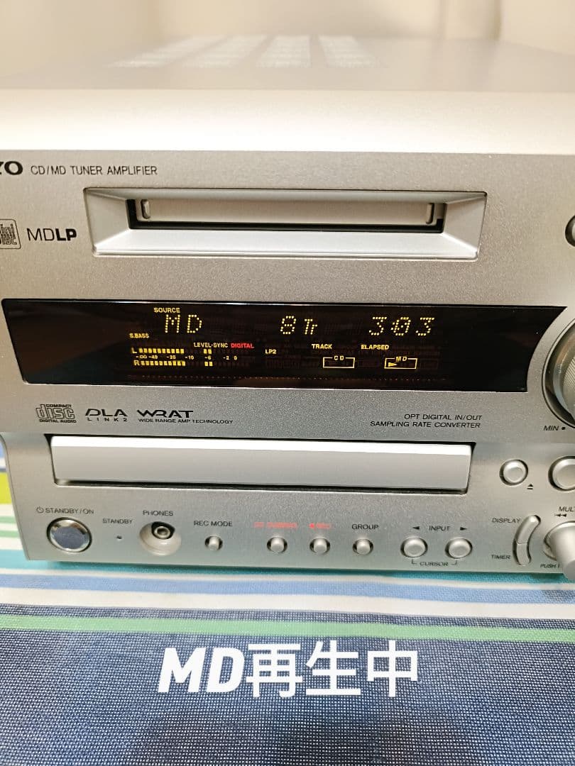 ONKYO FR-X9A CD/MD FM/AM 整備済完動品 リモコン付 美品