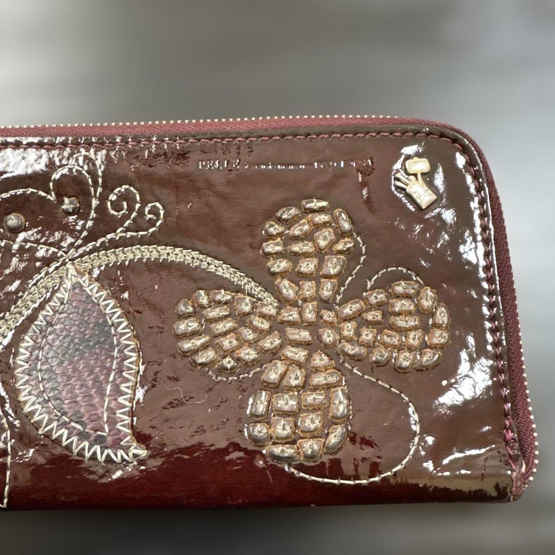 【新品未使用】ペレボルサ (PELLE BORSA)長財布　L字ファスナー201