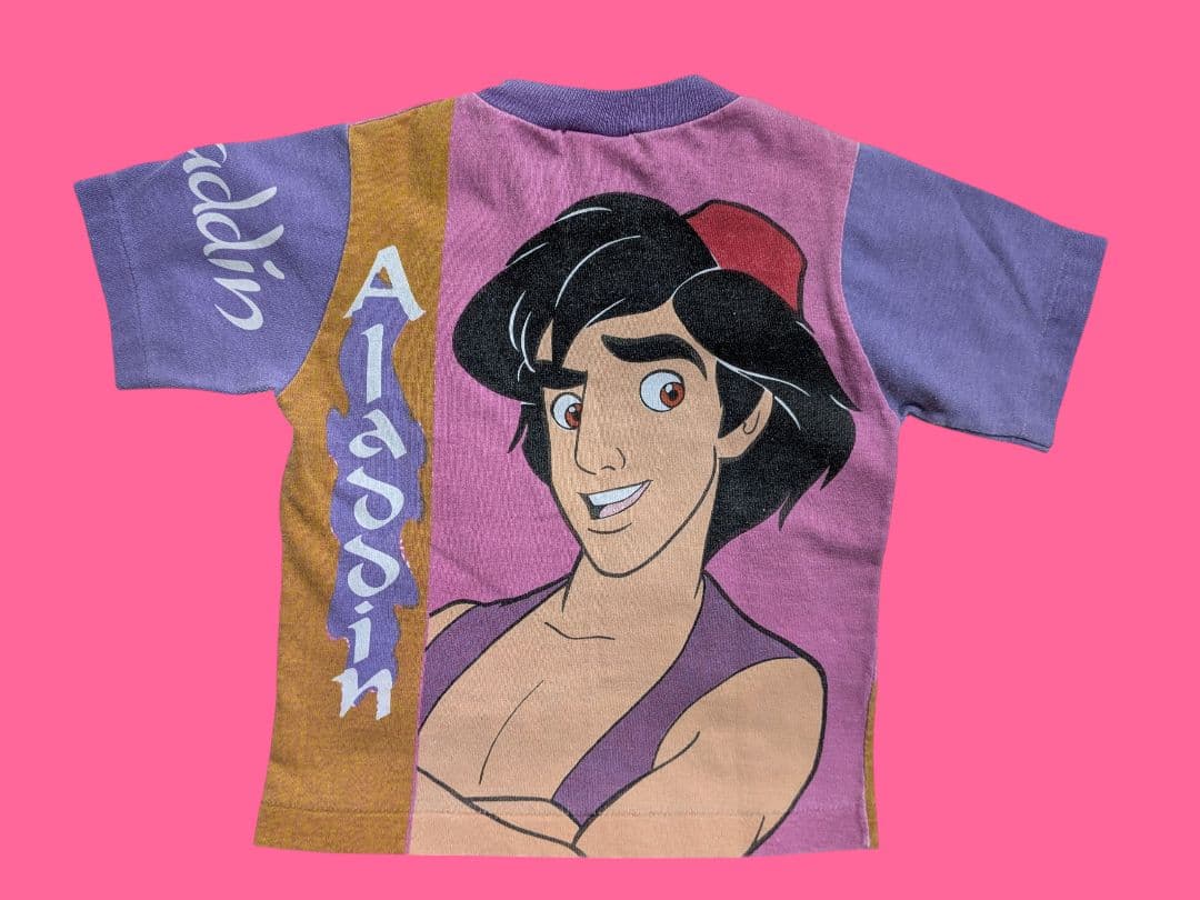 キッズ古着 vintage Disney Aladdin jasmine Tee