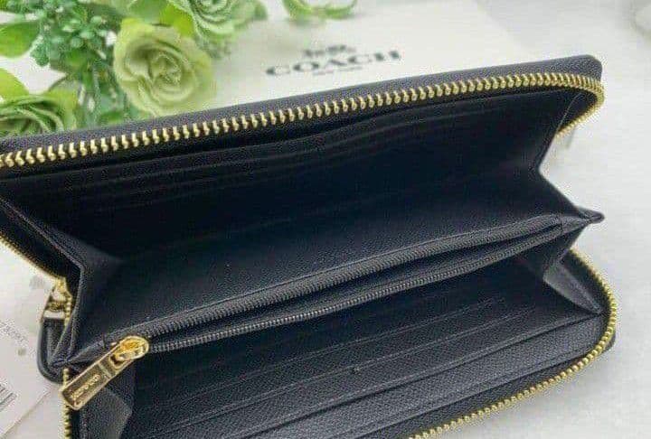 新品未使用コーチ長財布パックマンブラックレディースメンズ送料無料即日発送