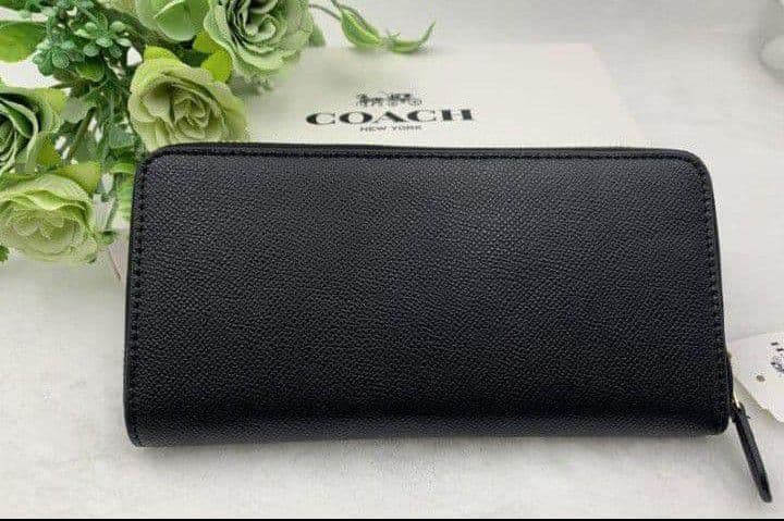 新品未使用コーチ長財布パックマンブラックレディースメンズ送料無料即日発送