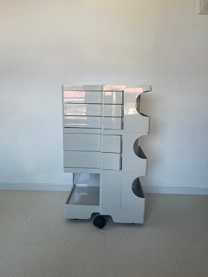 ボビーワゴン 正規品 ストーンホワイト 3段5トレイ