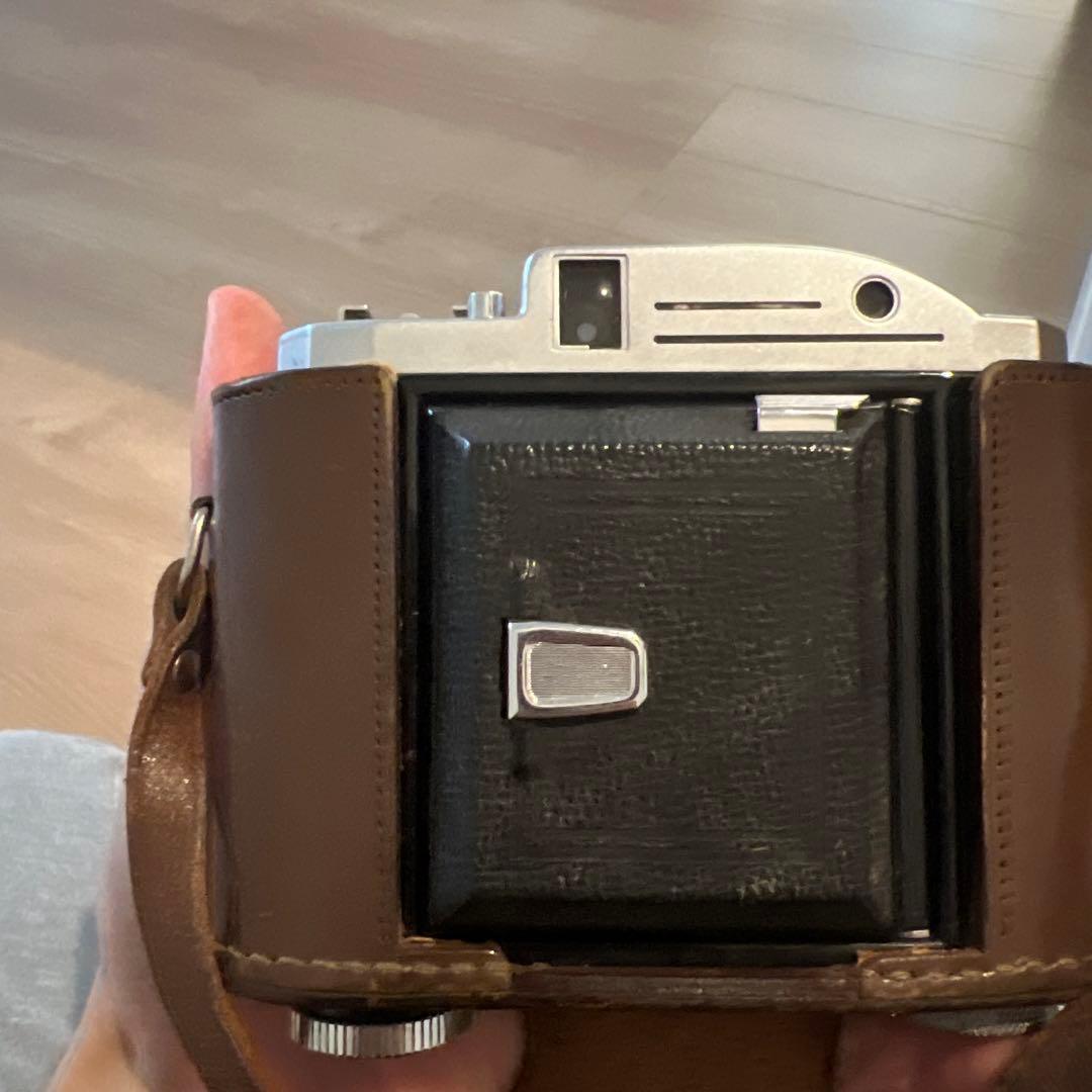 Pearl III 二眼レフカメラ シルバー レザーケース付き