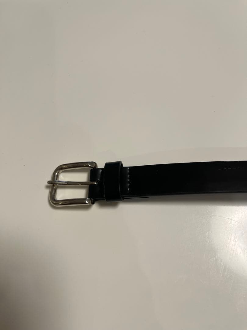 DRIES VAN NOTEN 黒の細ベルト