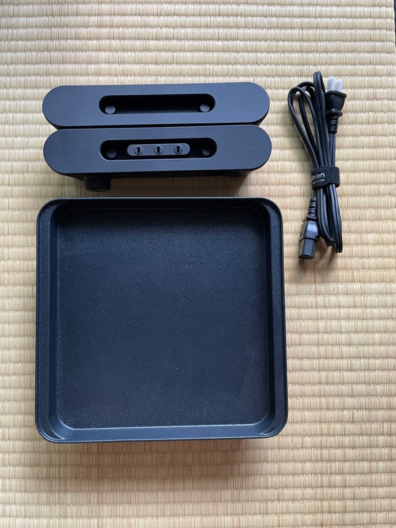 abien ブラック ホットプレート 温度調節可能